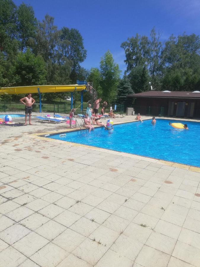 فيلا Počátkyفي Camping Fontana S.R.O. المظهر الخارجي الصورة