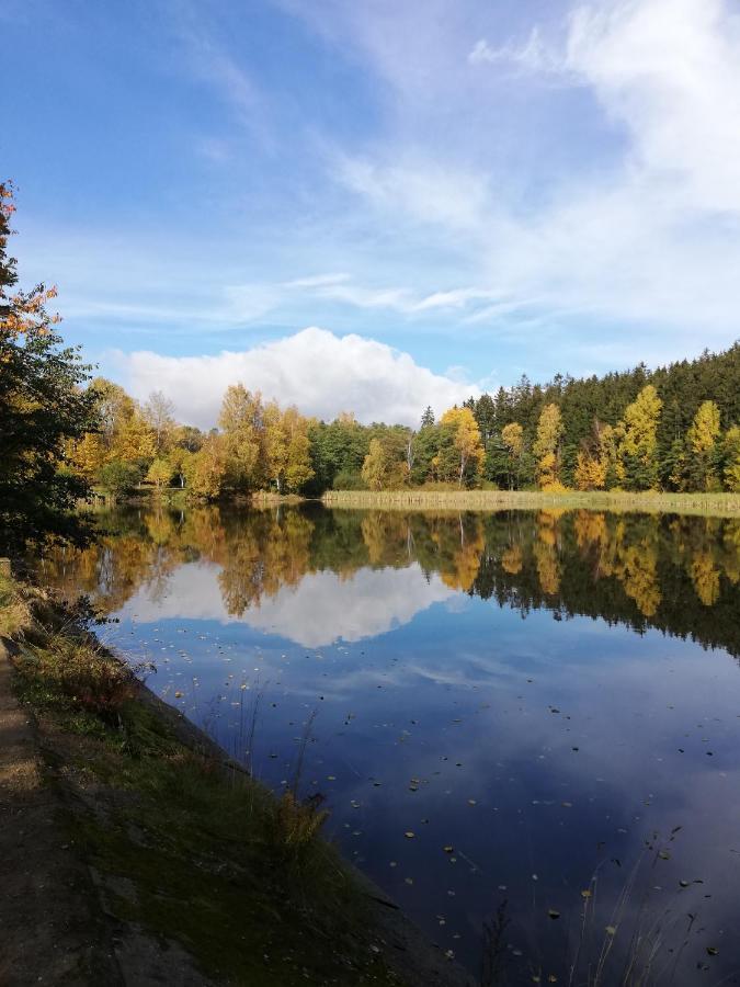 فيلا Počátkyفي Camping Fontana S.R.O. المظهر الخارجي الصورة